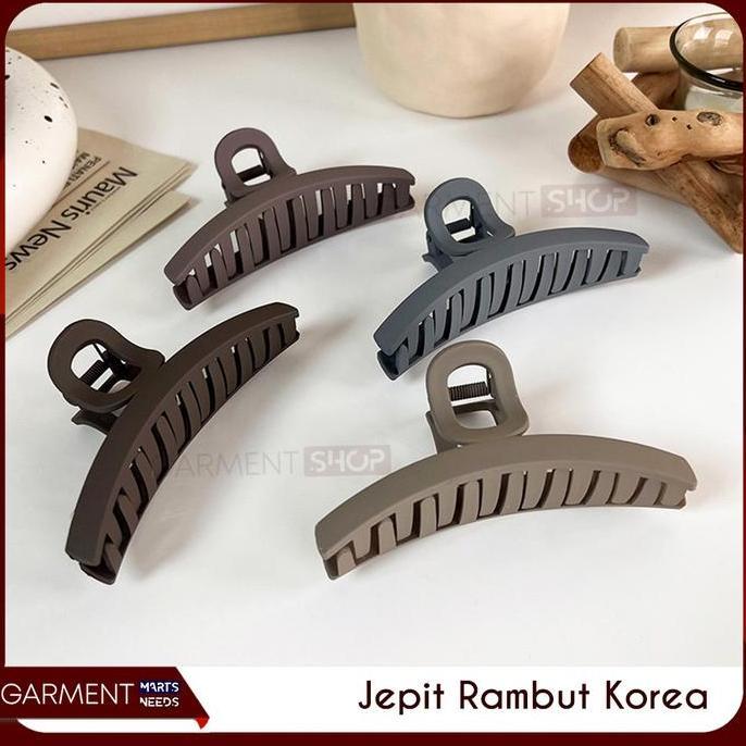 EXQWISITE Jepit Plastik Korea Premium Doff Jelly Jedai Wanita Cantik Elegan