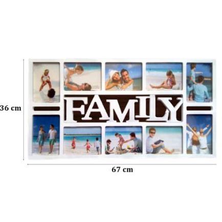 Pigura Foto Memories Bingkai Dekorasi Home 10 Slot Ukuran 3R 4R Frame Figura Dinding murah