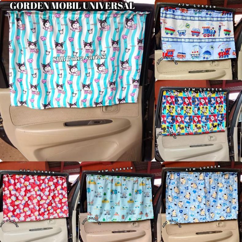 hot sale tirai jendela mobil gorden mobil kaca samping/gorden mobil tempel / tirai jendela mobil ter