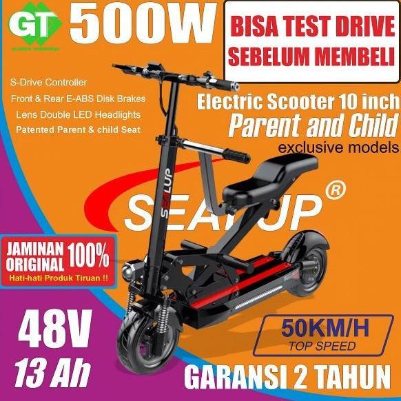 TERLARIS PREMIUM SEALUP Q13 ELECTRIC SCOOTER / SKUTER LISTRIK DEWASA / ELEKTRIK
