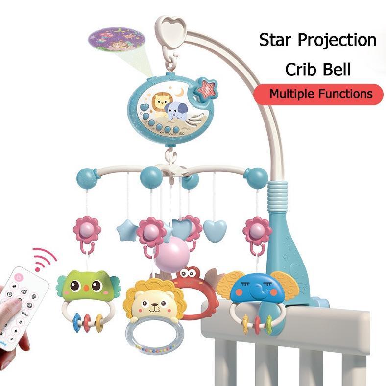 HOT DEALS ISABELLA Remote Control Memutar Bel Tempat Tidur / Crib Bell Toys / Crib Hanging Toys / Ma