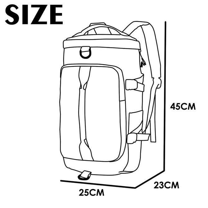 Tas Ransel Travel 3IN1 Tas Ransel Bisa Selempang Dan Jinjing Tas Top Handle Bag Jumbo Multifungsi A0