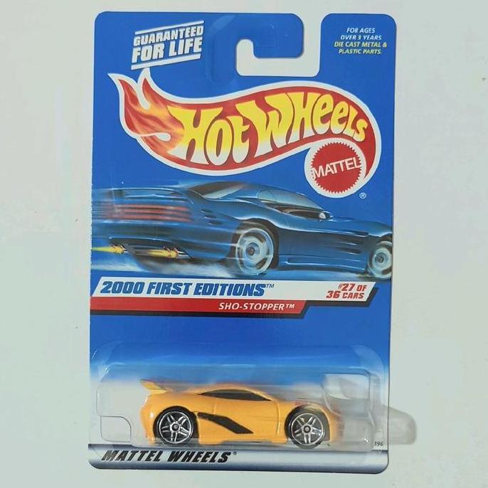 Hotwheels Hot Wheels Sho Stopper kuning 2000 First Editions rare