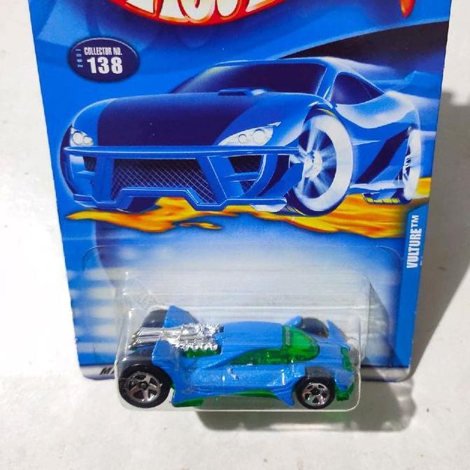 Hotwheels Hot Wheels Vulture biru hijau 2001 HW blue card rare