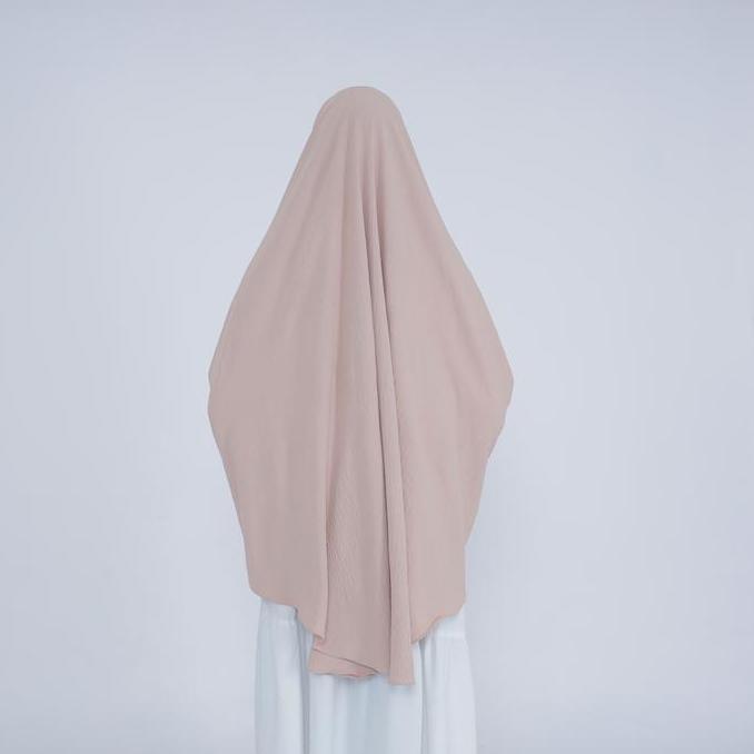 Chiusura- Khimar Crinkle Airflow Ped Non Tali Size Xxxl Jumbo Premium Jilbab Bergo Variasi Muslim In