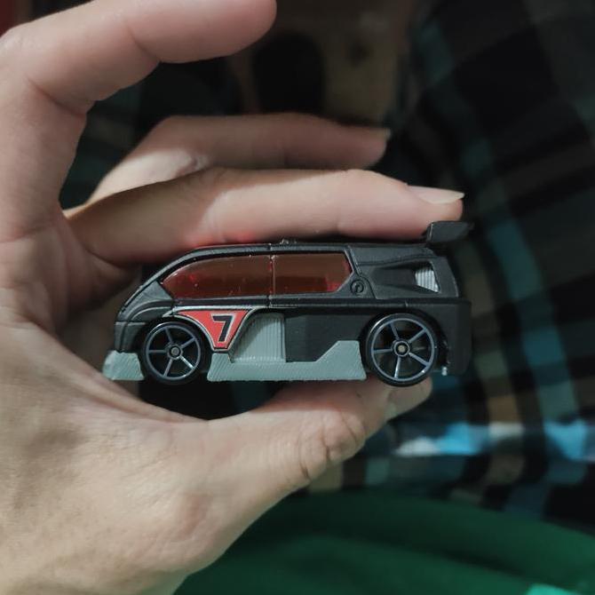 hot wheels hyperliner hitam dope (loose)