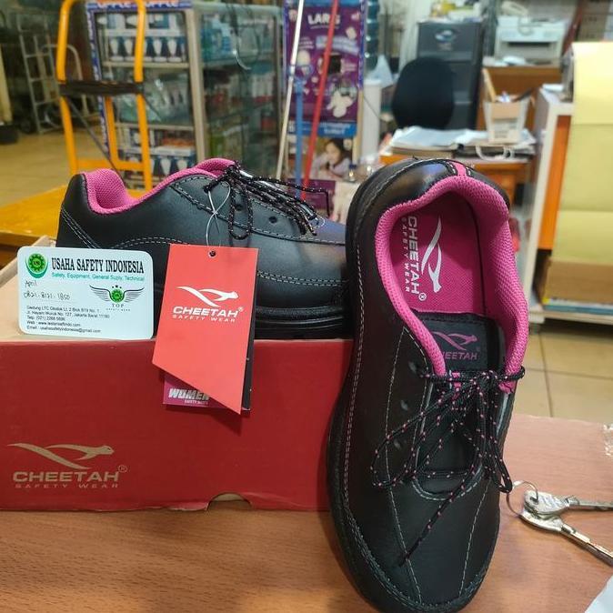 Promo Sepatu Safety Shoes Cheetah 4007 H Sepatu Cewek Cod