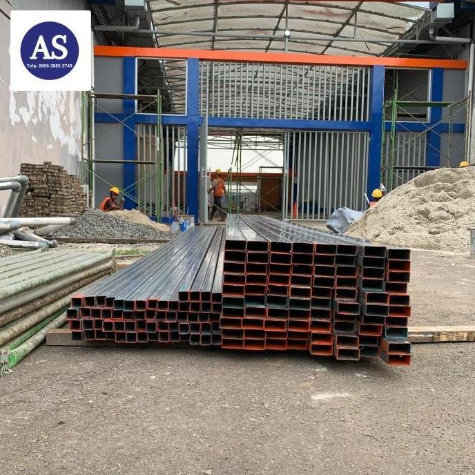 besi hollow 40x80 3mm hitam