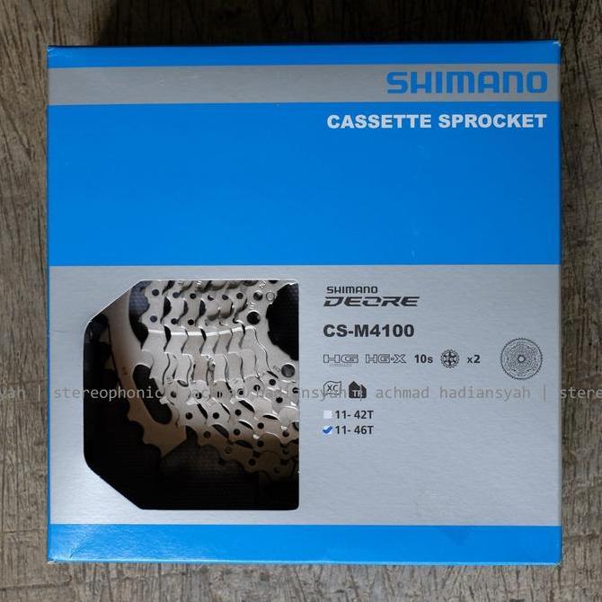 BNIB Sprocket Shimano DEORE M4100 10 speed 11-46T Sprocket 10sp 11-46T