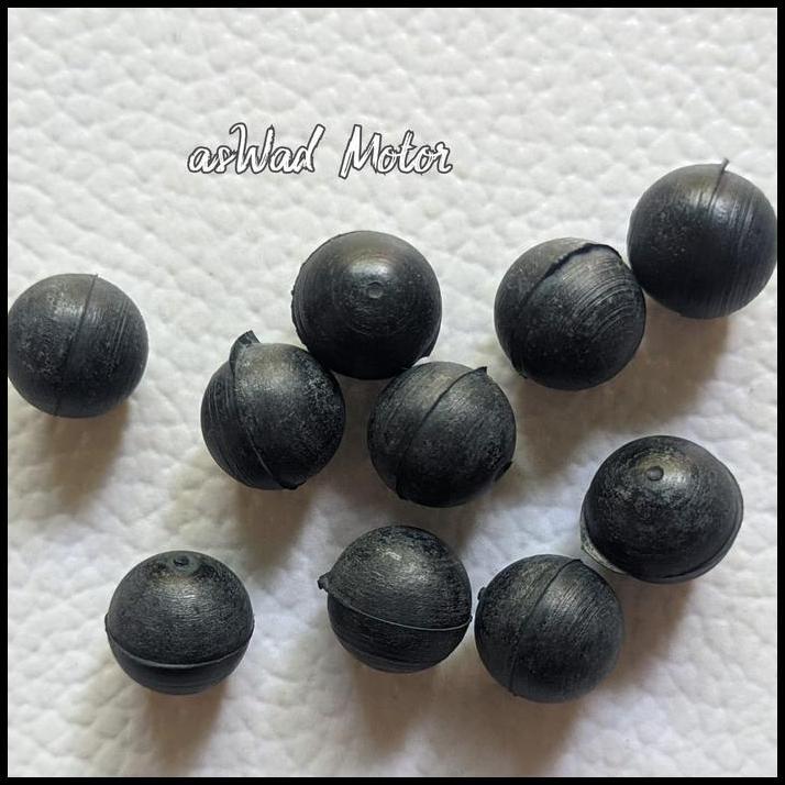 TERLARIS 10PCS GOTRI KARET 10MM PELOR KARET MIMIS UNIVERSAL DIAMETER 1 CM 