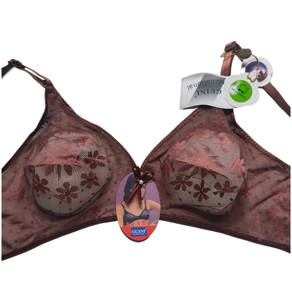 Diskon Bh Bra Brukat Seksi Elegant Semi Transparan Sexy Bra Balon Tanpa Kawat Tanpa Busa Gn