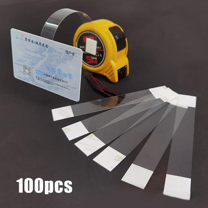100pcs Wobbler Promosi / Mika Label Harga Rak / Mika Display Kartu Promo