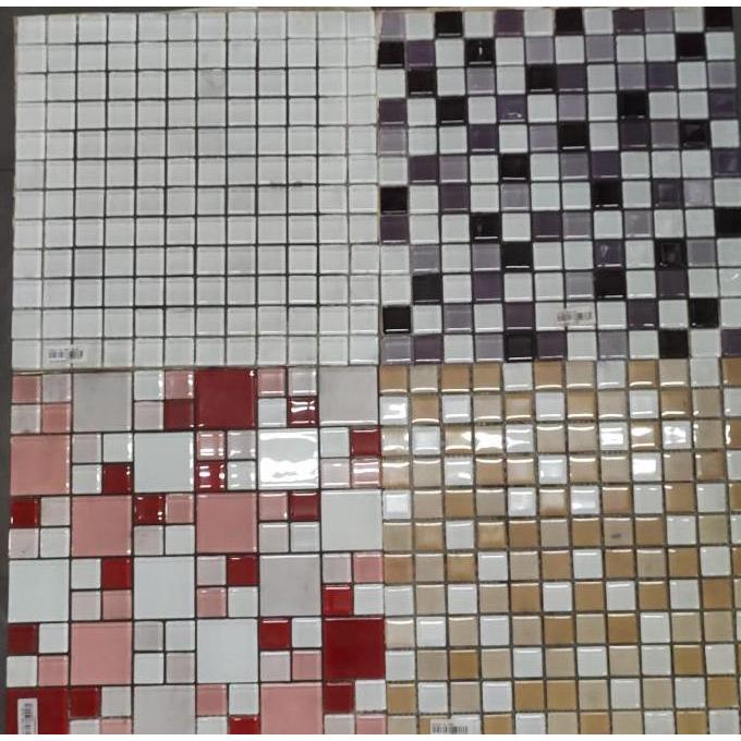 KERAMIK MOZAIK LANTAI/MOZAIK CRYSTAL 30CMX30CM