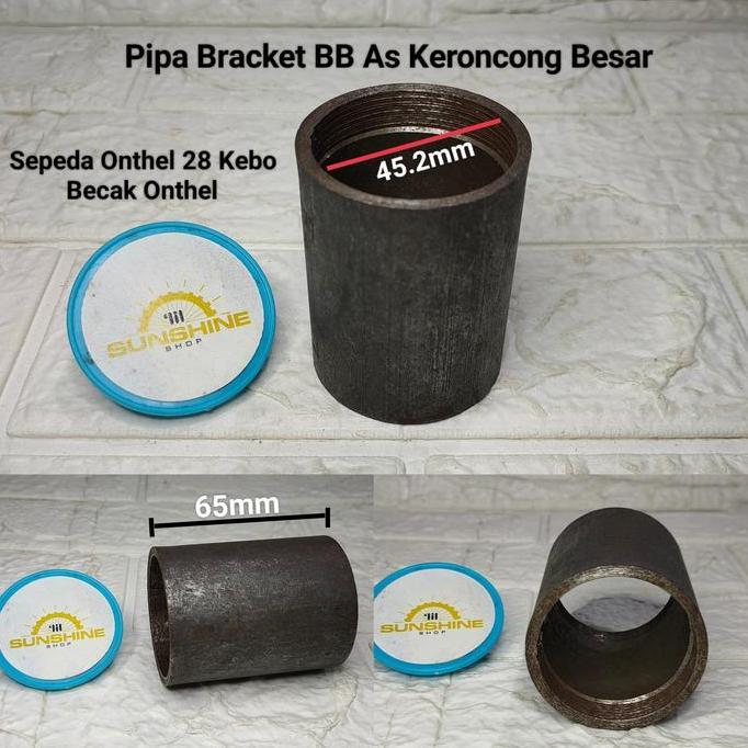 Pipa Rumah BB Bottom Bracket As Keroncong Besar Sepeda Onthel 28 Becak