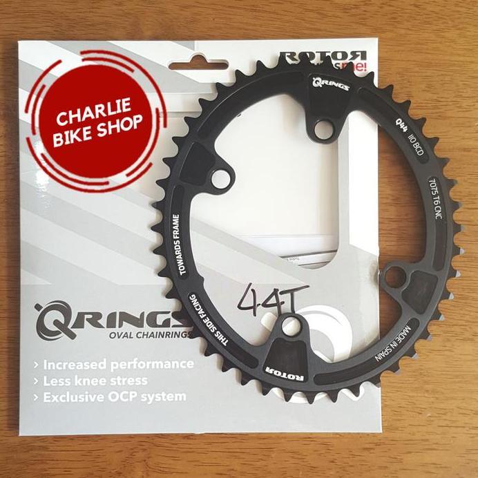 Chainring ROTOR QRINGS Oval 44T BCD110x4 - Rotor Aldhu - Shimano