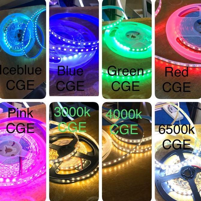 Ready Led strip 2835 120led 8 warna / led strip 2835 banyak warna
