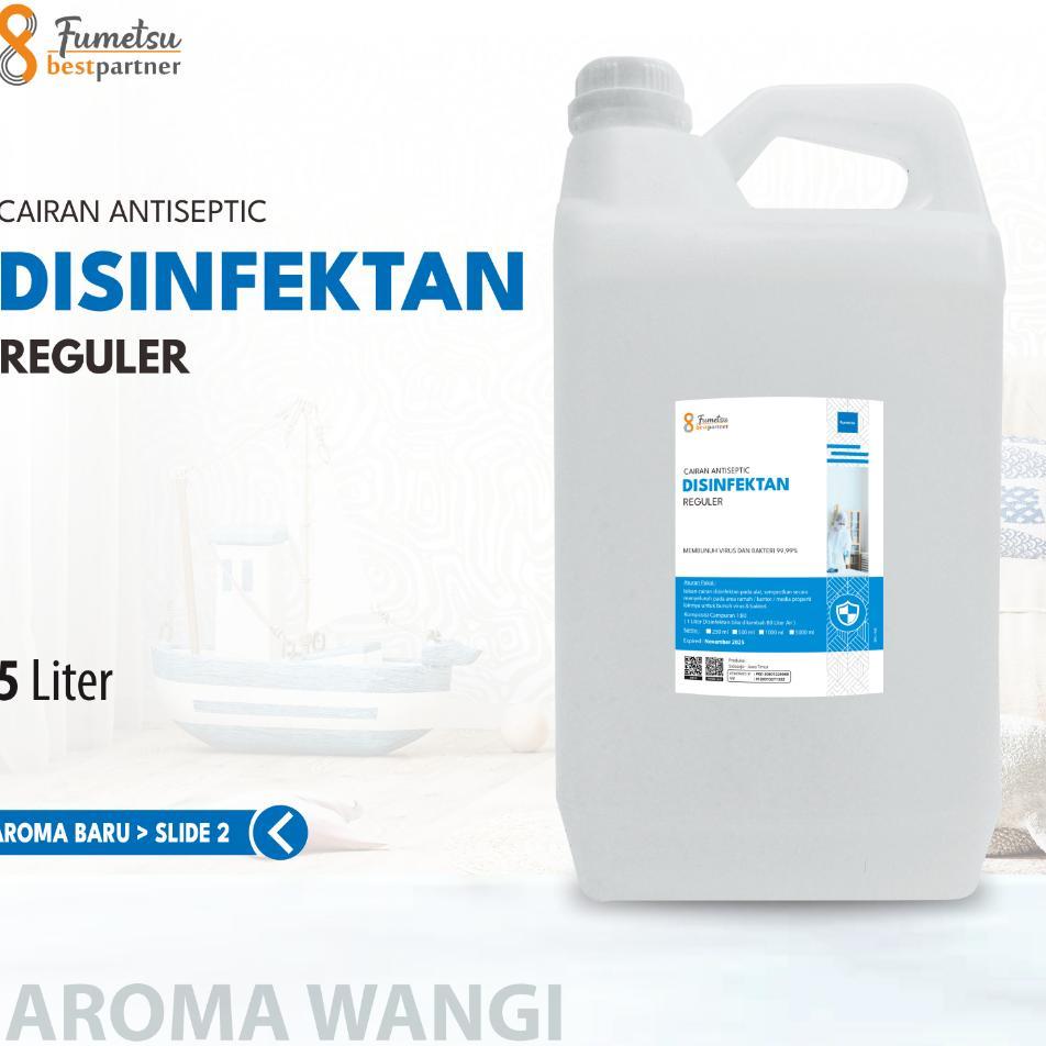 Desinfektan Reguler Varian Aroma Segar 5 Liter  / Cairan Desinfektan 5 Liter ( Jerigen )