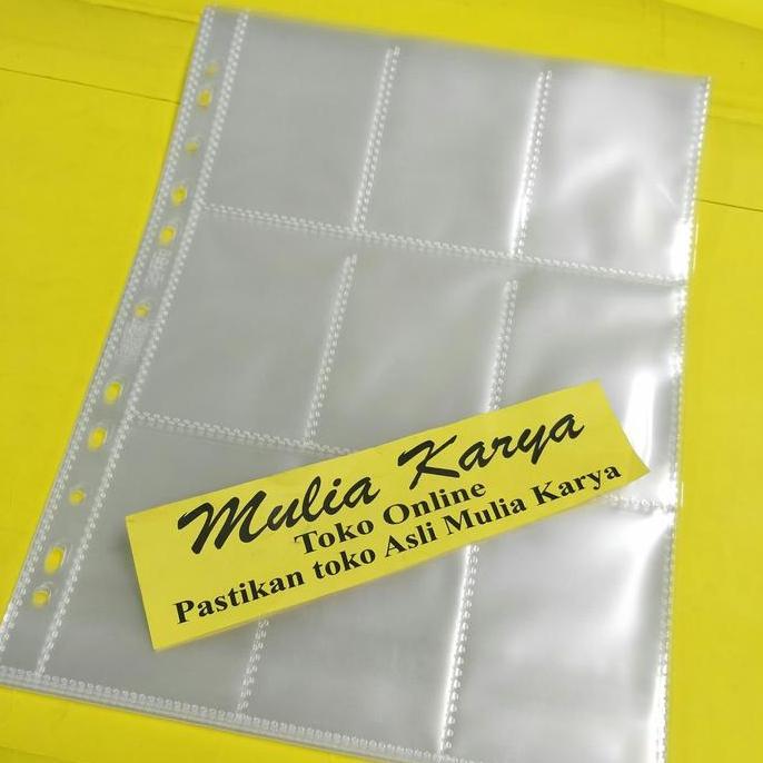 Collector Card Pocket Bantex 2159 A4 / pak Kantong Album Foto Card A4