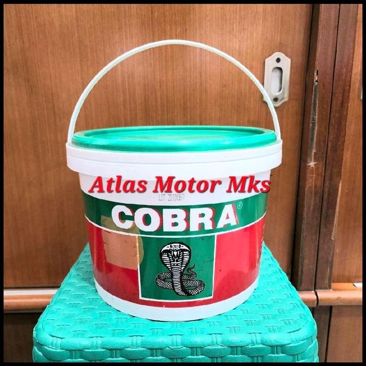 DISKON [5KG] GREASE PELUMAS STEMPET GEMUK COBRA CHASSIS GREASE HIJAU NO 3 [GREASE WARNA HIJAU]  - CO