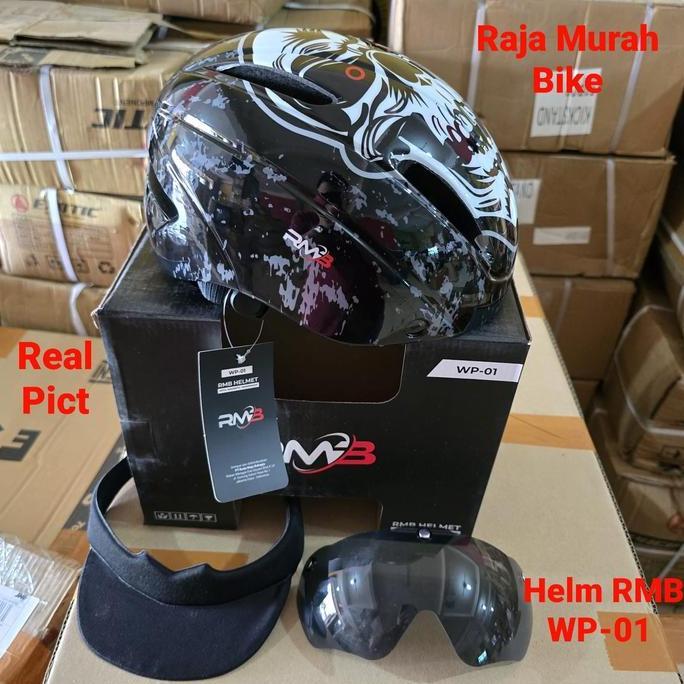 TERLARIS HELM SEPEDA RMB WP-01 HELM SEPEDA ORINAL WP 01 RMB ELEMENT TERBARU