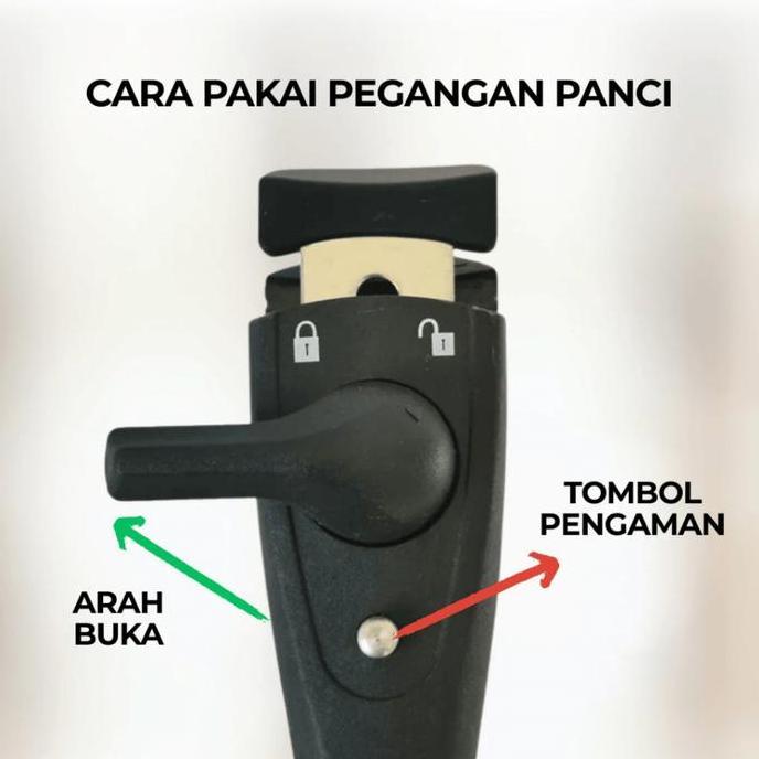 Gagang Panci Wajan Anti Slip Portable Pegangan Pengganti ABS Premium Tahan Panas Terlaris