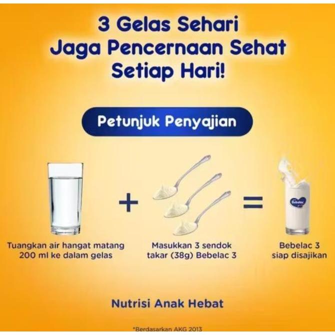 Gyunyu- Bebelac / Bebelove 3+ / 1+ / 0-6/ 6-12 800Gr Madu/Vanila Susu Pertumbuhan ( Kemasan Baru)
