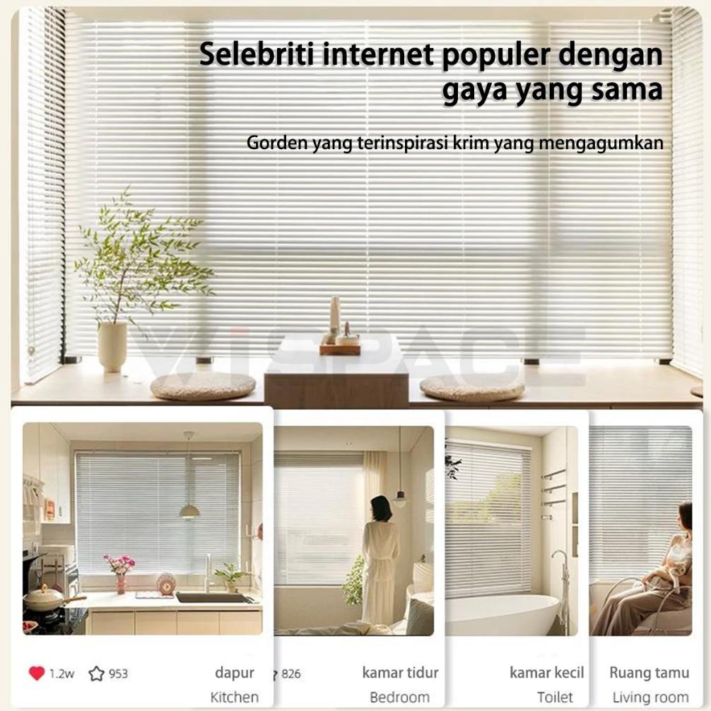 Tirai Jendela Tirai Gulung Venetian Blind  Tirai Blind Horizontal Blind Tirai Aluminium Venetian Bli