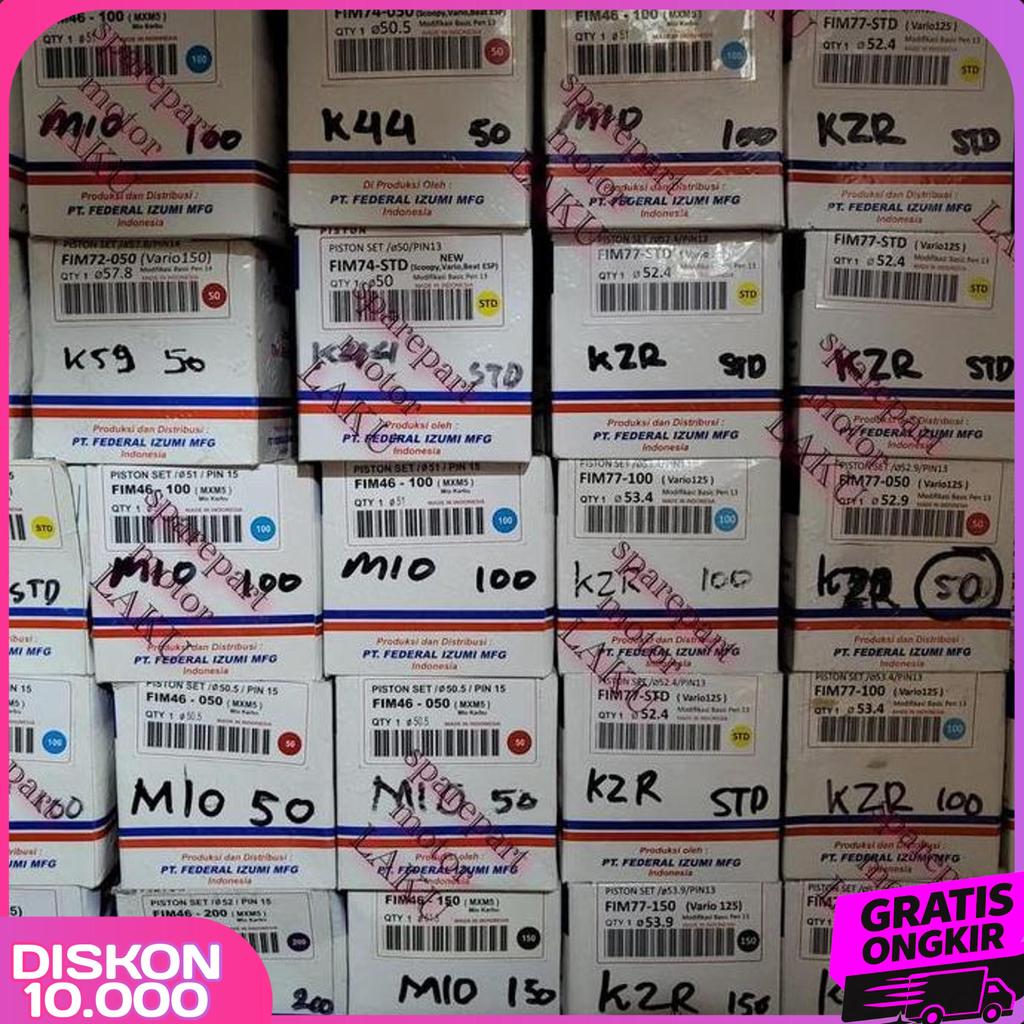 Piston Kit / Seher Paket Kaze / Kz Fim Os Std 50 100 150 200