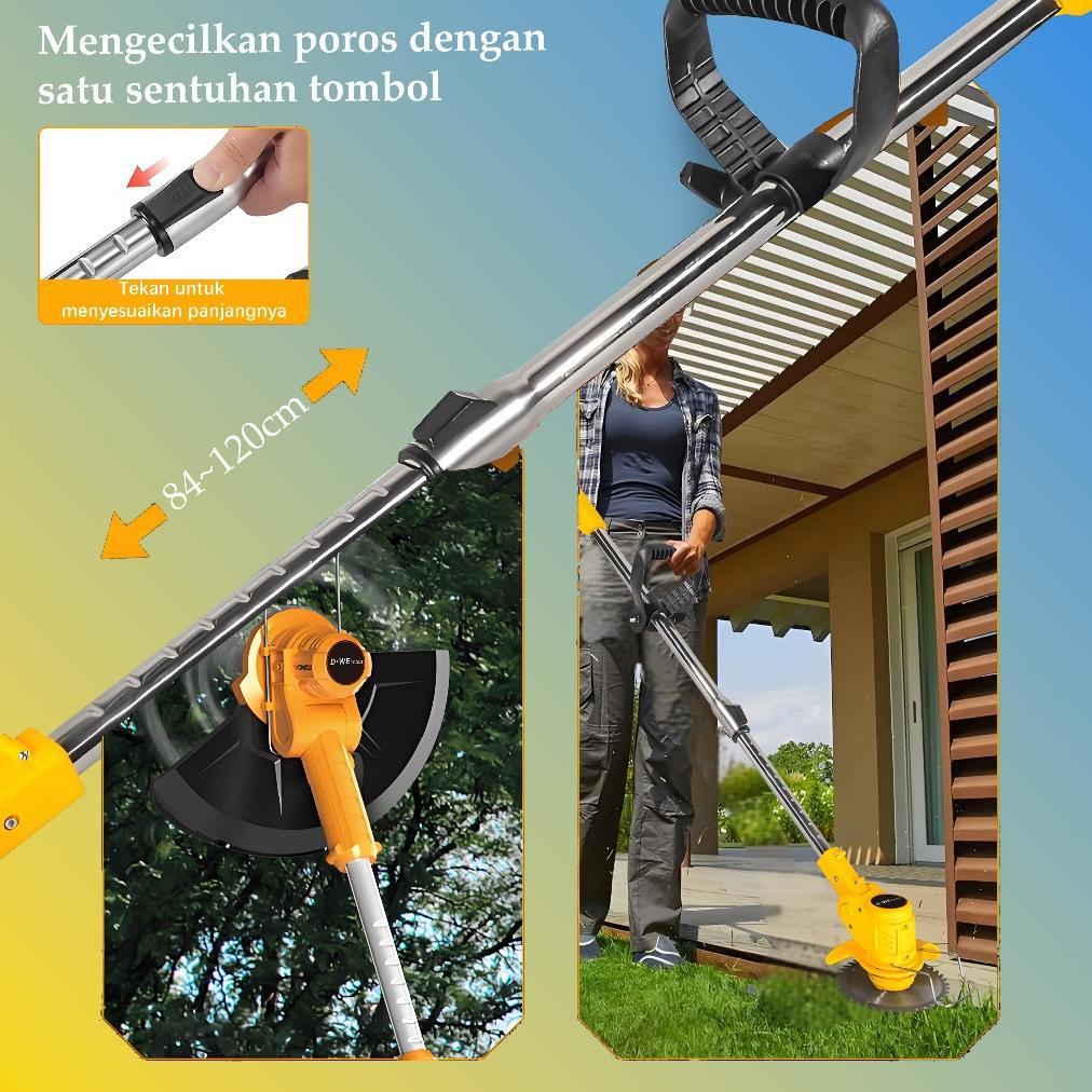 Teknologi Jerman 6000 R/Min Alat Potong Rumput Mesin Rumput Baterai Alat Pemotong Rumput Mesin Pemot