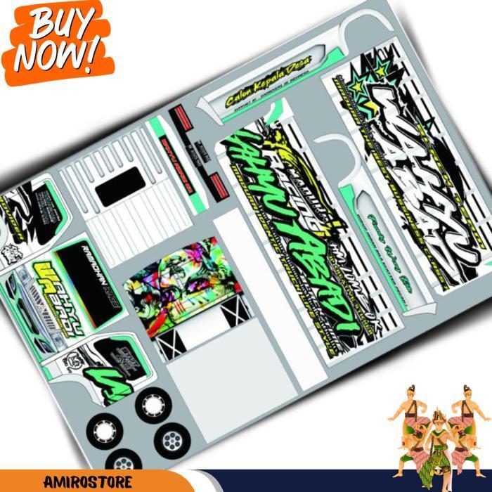 Pola Stiker Miniatur Truk Wahyu Abadi 02
