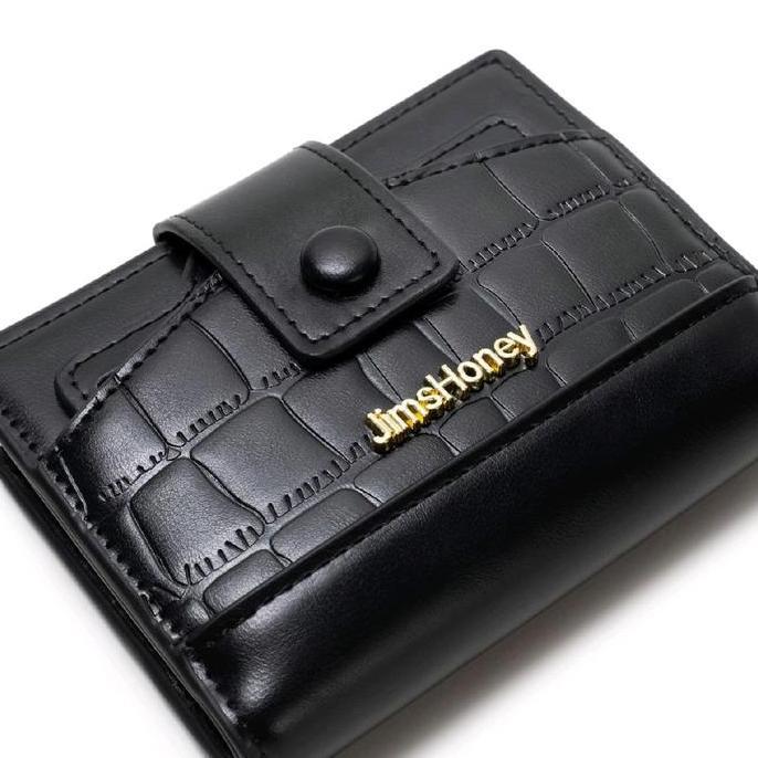 JIMS HONEY dompet lipat LITTLE AGNES WALLET dompe kulit wanita dompet kecil mewah croco LC