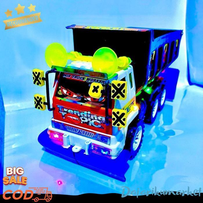 Mobilan Dump Truk Mainan Miniatur Truck Oleng
