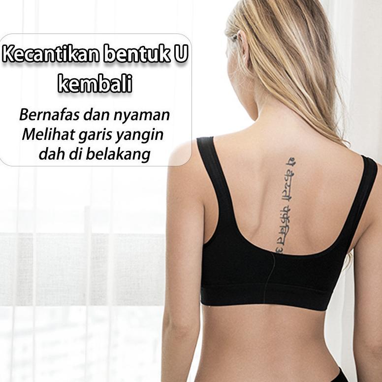 official aimer sport bra seamless busa jumbo gym tanpa kawat bra olahraga wanita 811