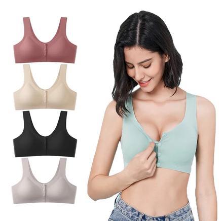 Original (1Pcs) Bra Menyusui Bh Polini 8815 Seamless Tanpa Kawat Kancing Depan Busa Lepas Pasang