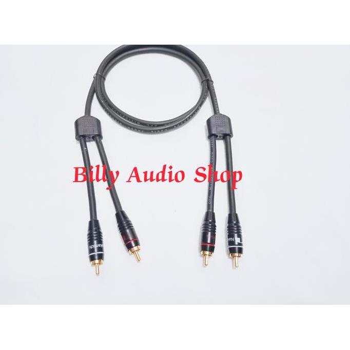 KABEL AUDIO JACK RCA CABANG KE JACK RCA CABANG NAKAMICHI 50 CM - 3 MTR
