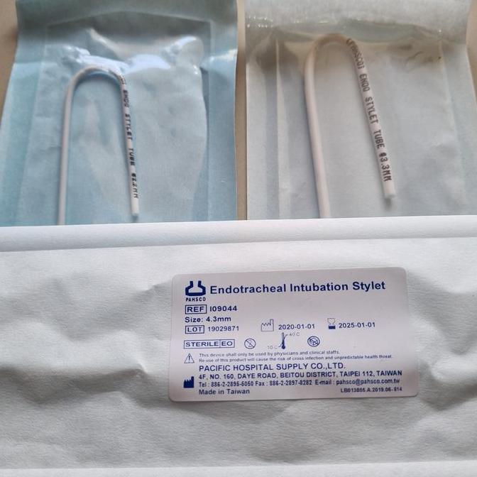 Modello- Endotracheal Intubation Stylet / Intubation Stylet / Mandrin Pahsco