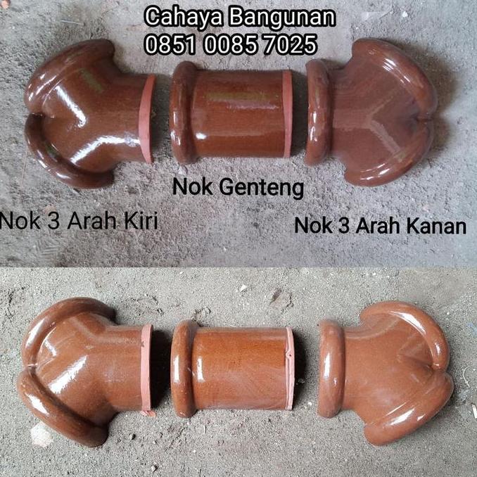 TERLARIS Nok 3 Arah Karpus Wuwung Wuwungan Segitiga Tengah Genteng Kanmuri gratis ongkir