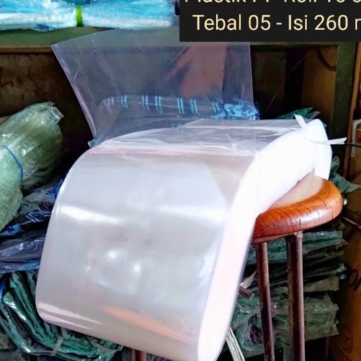 Plastik Pp Roll Lebar 15 Cm - Bening Tebal 05