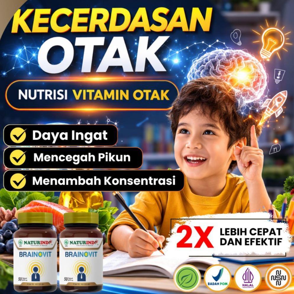 Smart Brain Vitamin Kecerdasan Otak Anak & Dewasa Daya Ingat