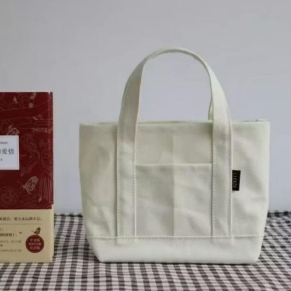 Sale Tote Bag Wanita Totebag Kanvas Polos Mini Tas Bahu Wanita Remaja Kekinian