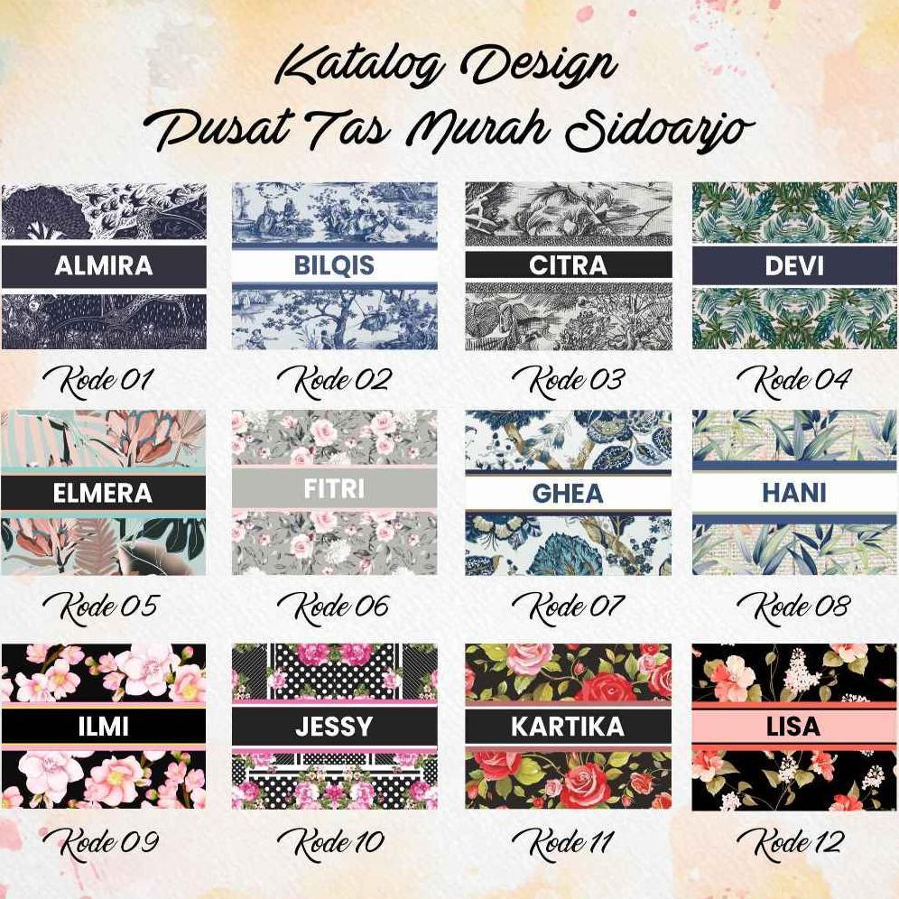 Sale Tottebag Wanita Print Nama /Tas Custom Nama / Tas Nama / Tas Printing Custom Nama (Bisa Satuan)