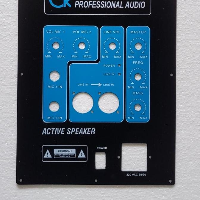 panel speaker aktif 18 x 38 kit plat speaker power amplifier 18x38