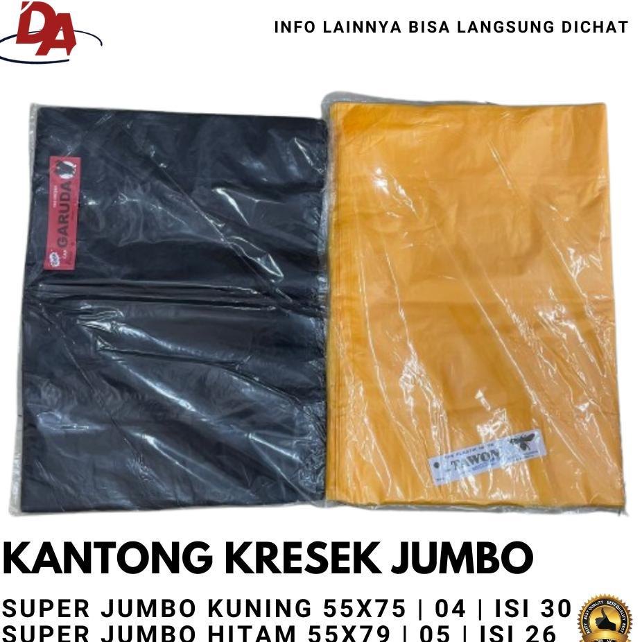 Kantong Kresek Super Jumbo - Kresek Jumbo - Kantong Plastik - Kresek Kuning - Kresek Hitam