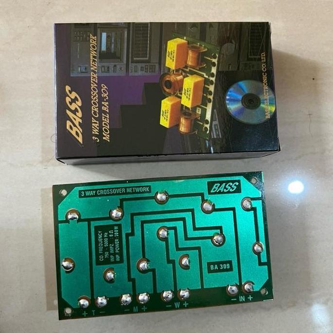 KIT CROSSOVER PASIF 3 WAY NETWORK BASS BA 309 SPEAKER RAKITAN BA309