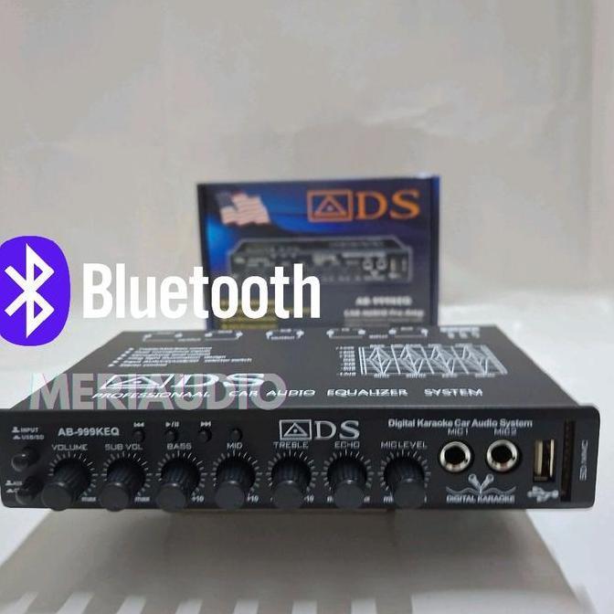 Pream Parametrik Bluetooth Karaoke Ads/Db Quat New Design Pream Bluetooth Karaoke Equalizer Terbaru 