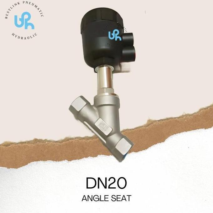 Dn20 Angle Seat Pneumatic Pvc Body Ss316 Harga Spesial