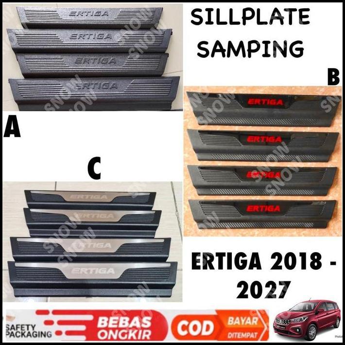 TERBARU SILLPLATE SAMPING ALL NEW ERTIGA 2018 2021 2022 UP EXCLUSIVE MERAH 