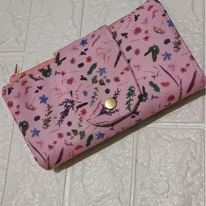 Dompet Minimalis Dompet Panjang Wanita Simple Motif Untuk Disiplin Keuangan - Mewah Kartu Hitam
