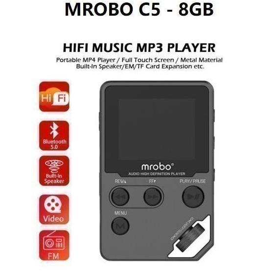 MROBO C5 8GB - MP3 MP4 Digital Audio Player Lossless HD FLAC