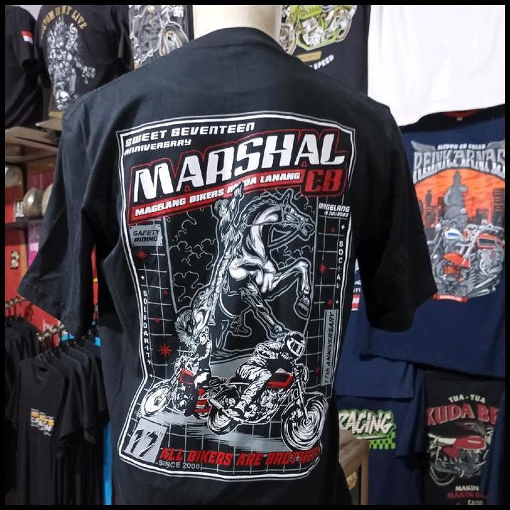 GRATIS ONGKIR KAOS ACARA CB MARSHAL MAGELANG ANNIVERSARY 17TH 